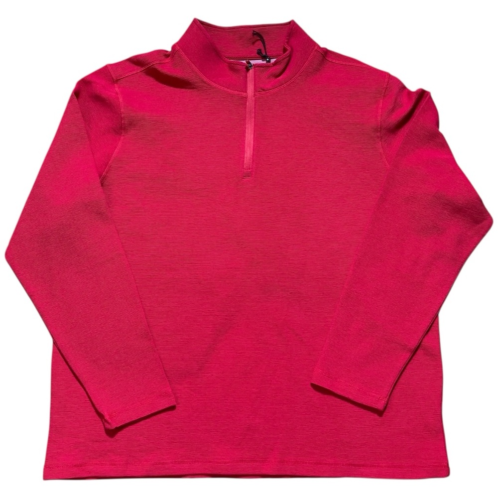 Antigua Women's Pink Quarter-Zip Sweatshirt